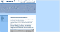 Desktop Screenshot of chronex.de